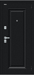 Дверь Браво Мило МФ/BChrome Букле черное/Букле черное/Wenge Melinga DIS007416 фото