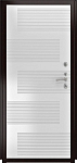 Дверь ДвериПРО Модель L-47 ФЛ-185 (10мм, ПВХ ясень белый) DPRO195573 фото