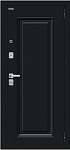 Дверь Браво Флэш МФ/BChrome Букле черное/Bianco Melinga DIS007423 фото
