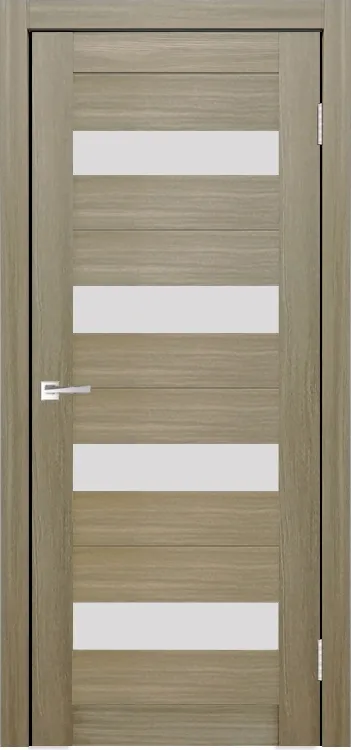 Фото Межкомнатная дверь Легенда X-8 Тон Неаполь Остекление Сатинат белое