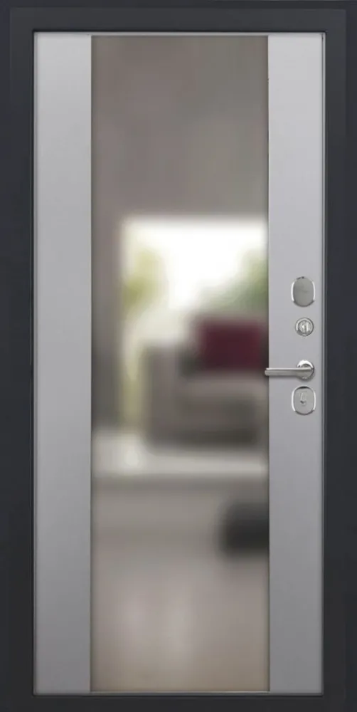 Товар Дверь ДвериПРО Д-68 Алиса (16мм, ПВХ Софт грей, зеркало) DPRO222027